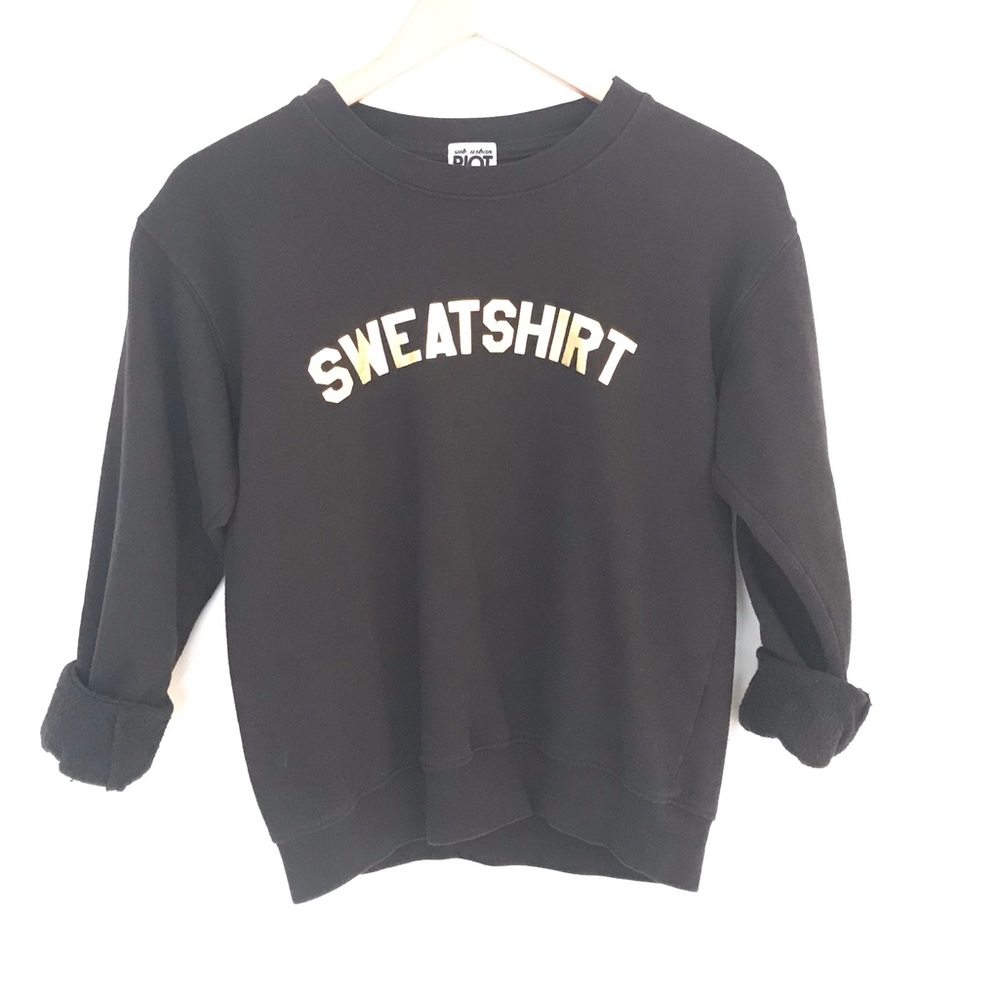 Sub-Urban Riot Metallic Graphic Sweatshirt - Picture 3 of 7